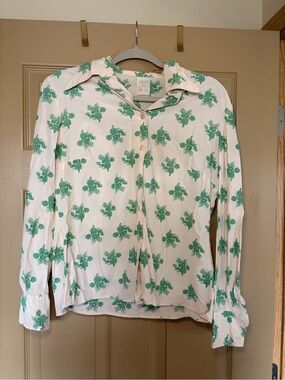 Vintage Button-Up Blouse from Ireland